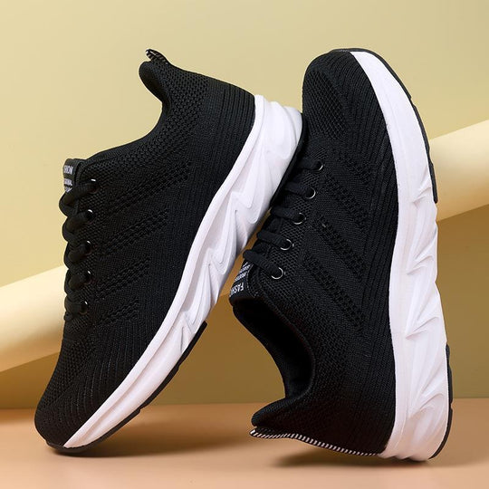 Damen Sportliche Freizeitschuhe mit atmungsaktivem Mesh-Obermaterial und dämpfendem Fußbett EB