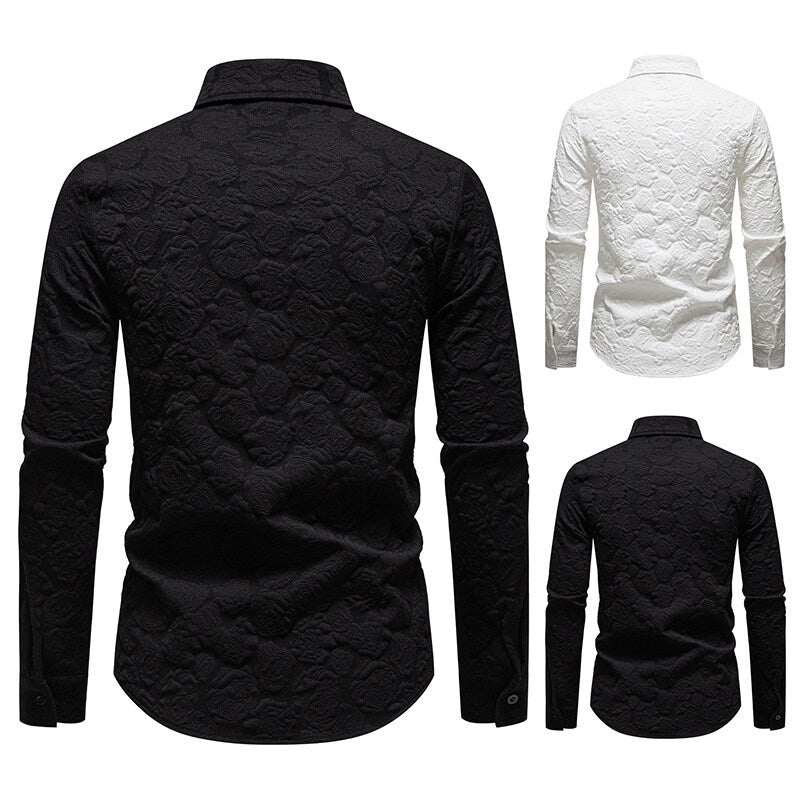Herren Hemd mit strukturiertem Design EB