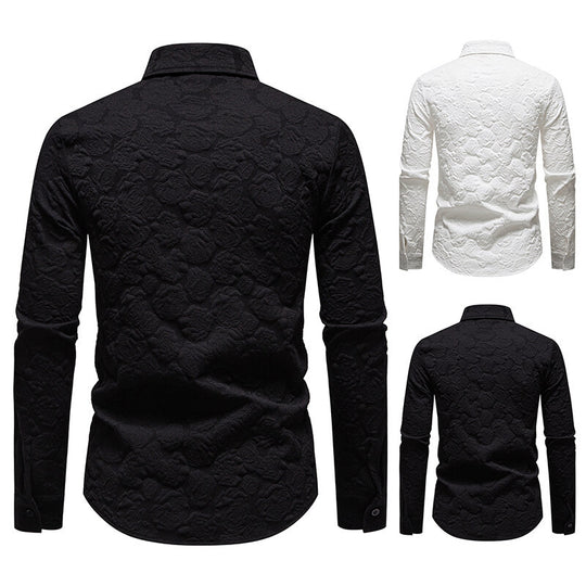 Herren Hemd mit strukturiertem Design EB
