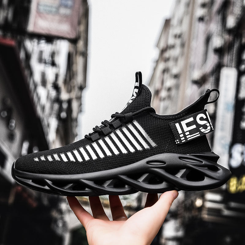 Damen Sportliche Leichtgewicht-Sneaker mit atmungsaktiver Strickoberfläche EB