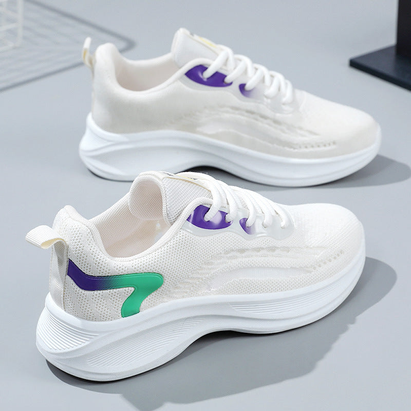 Damen atmungsaktive Freizeitschuhe mit flexiblem Sohlenprofil EB