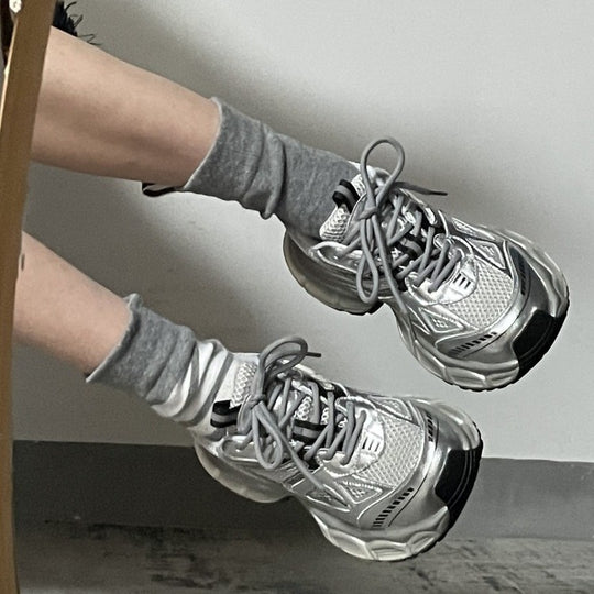 Damen Sportliche Chunky Sneakers mit innovativer Dämpfungstechnologie EB