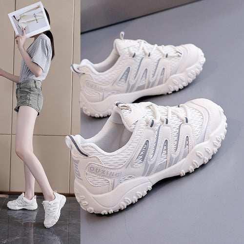 Damen Sportliche Freizeitschuhe mit atmungsaktiver Mesh-Oberfläche EB