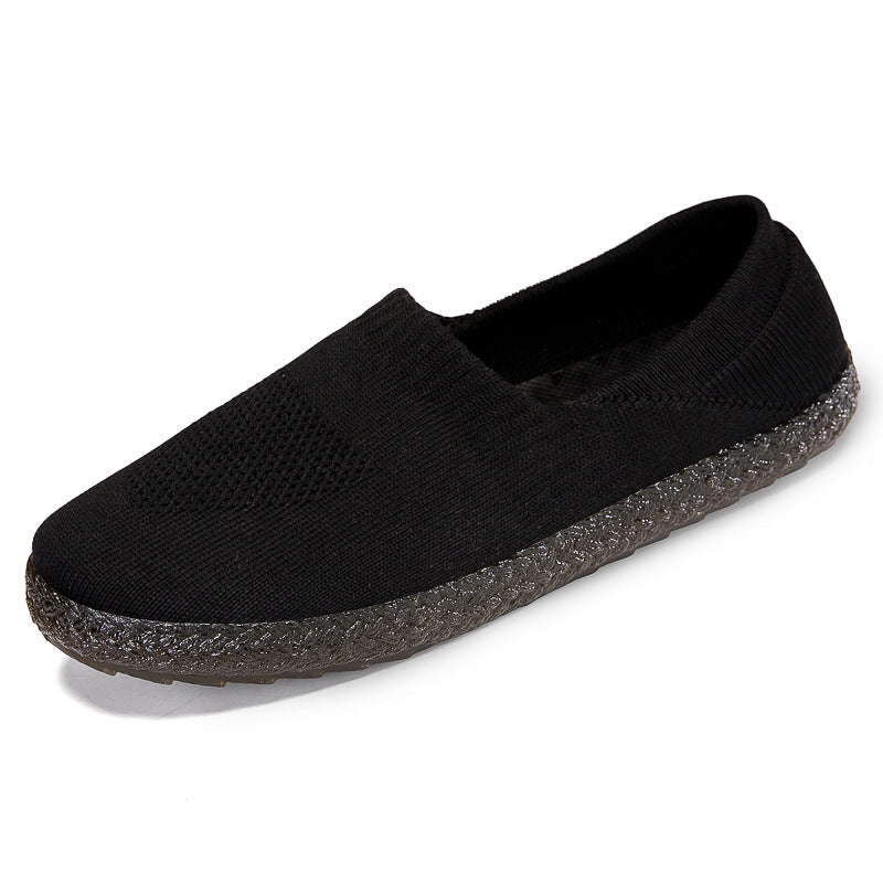 Damen Bequeme und atmungsaktive Slip-On Sneakers mit elastischem Obermaterial EB