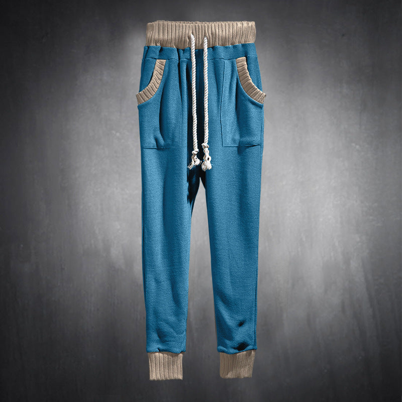 Herren Sportliche Jogginghose mit bequemen seitlichen Eingrifftaschen und elastischem Bund EB