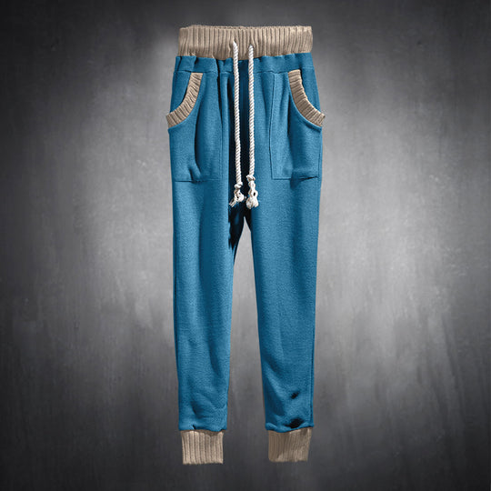 Herren Sportliche Jogginghose mit bequemen seitlichen Eingrifftaschen und elastischem Bund EB