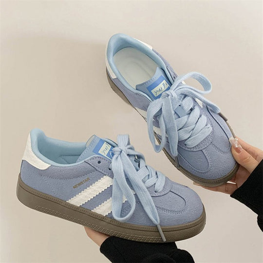 Damen Sportliche Sneakers mit reflektierenden Elementen und atmungsaktiver Oberflächenstruktur EB