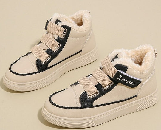 Damen Winterliche Sneaker mit weichem Fleece-Futter und rutschfester Sohle EB