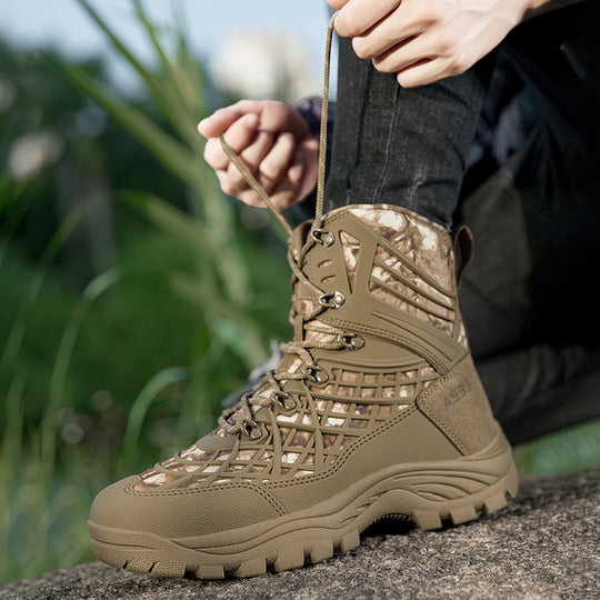 Herren Multifunktionale Camo-Trekkingstiefel EB