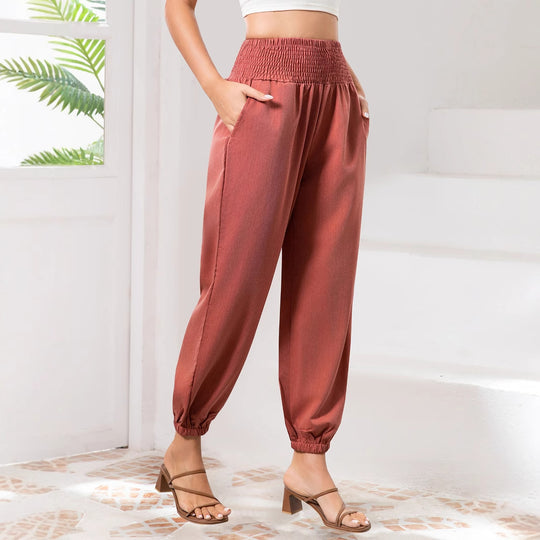 Damen Leichte und luftige Sommerhose EB
