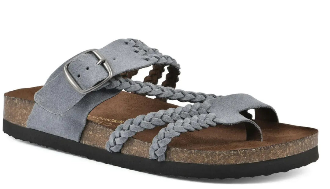 Damen Riemchen-Sandalen mit geflochtenem Design und verstellbarem Riemen EB