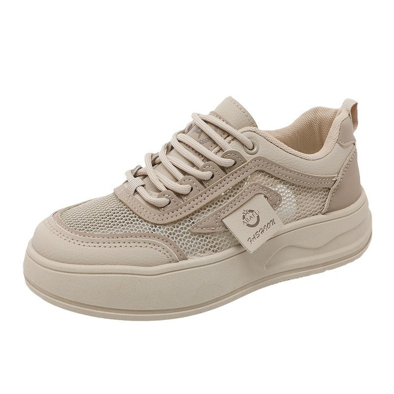 Damen sportliche Sneakers mit atmungsaktivem Mesh und dämpfendem Sohlenprofil EB