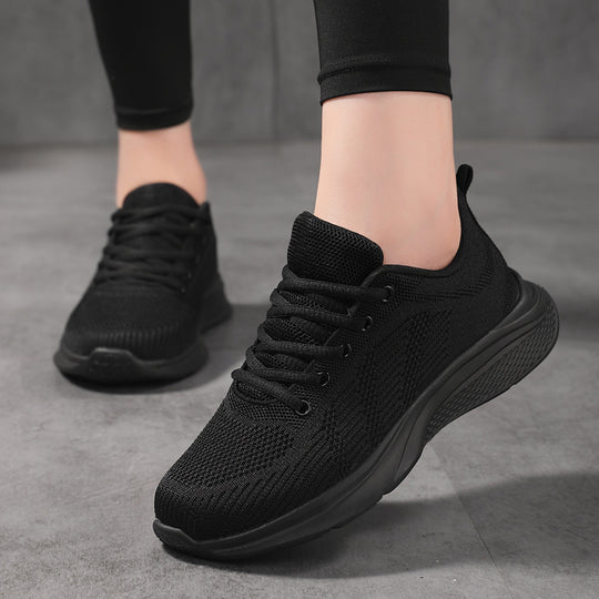 Damen Sportliche und komfortable Sneakers mit atmungsaktivem Obermaterial EB