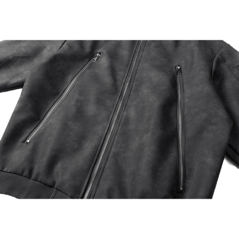 Herren Übergangsjacke mit innovativem Design und multifunktionalen Reißverschlusstaschen EB