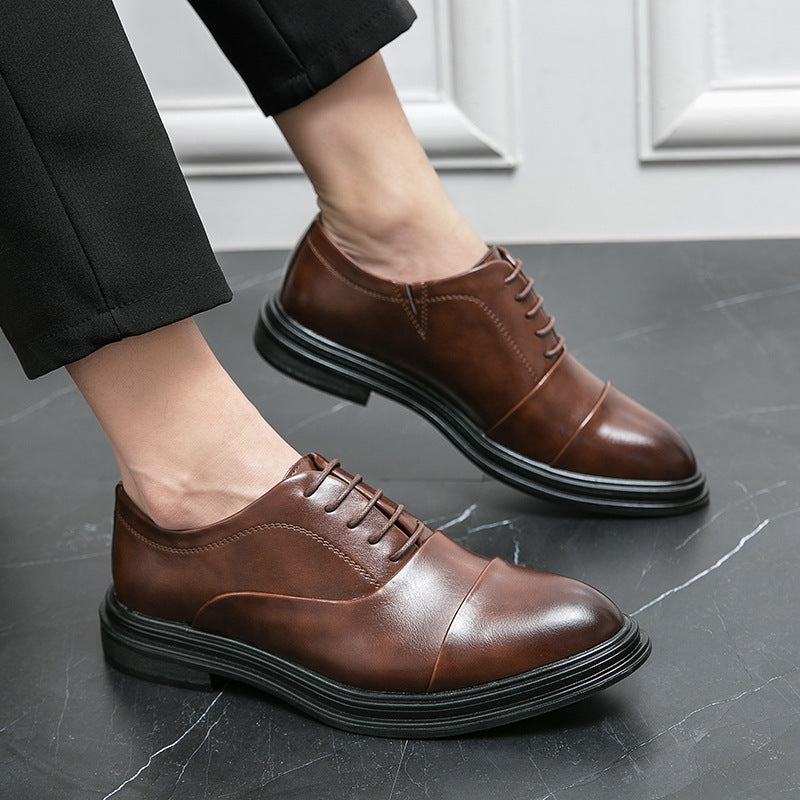 Damen Elegante und hochwertige Schnürschuhe aus Leder EB