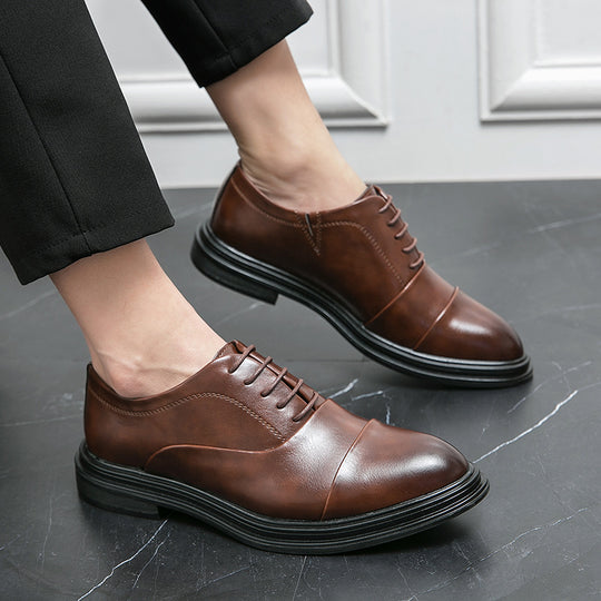 Damen Elegante und hochwertige Schnürschuhe aus Leder EB