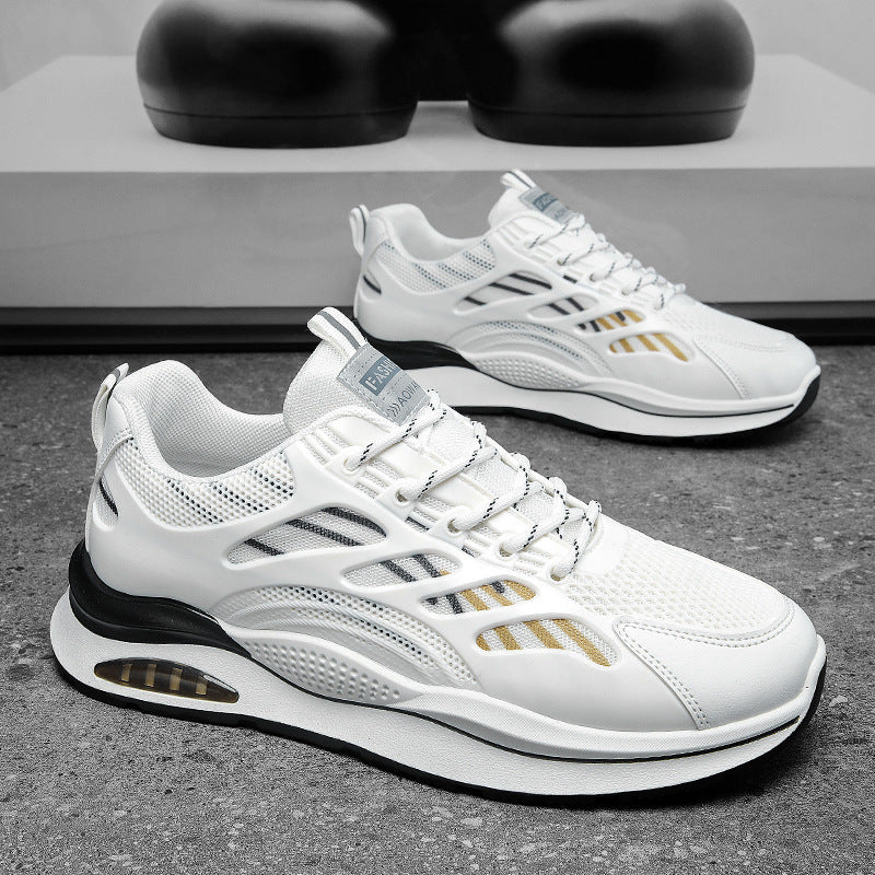 Damen Sportliche Freizeitsneakers mit atmungsaktiver Mesh-Oberfläche und modernem Dämpfungssystem EB