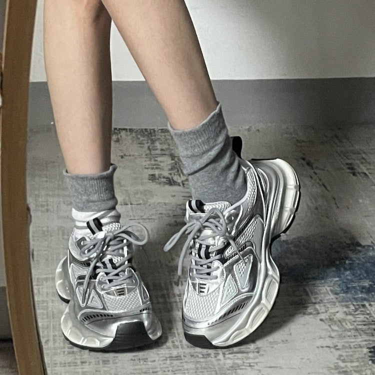 Damen Sportliche Chunky Sneakers mit atmungsaktiver Mesh-Oberfläche und komfortabler Dämpfung EB