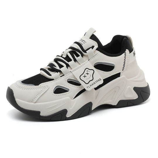 Damen Sportliche Chunky Sneakers mit atmungsaktiver Mesh-Oberfläche und dämpfender Sohle EB