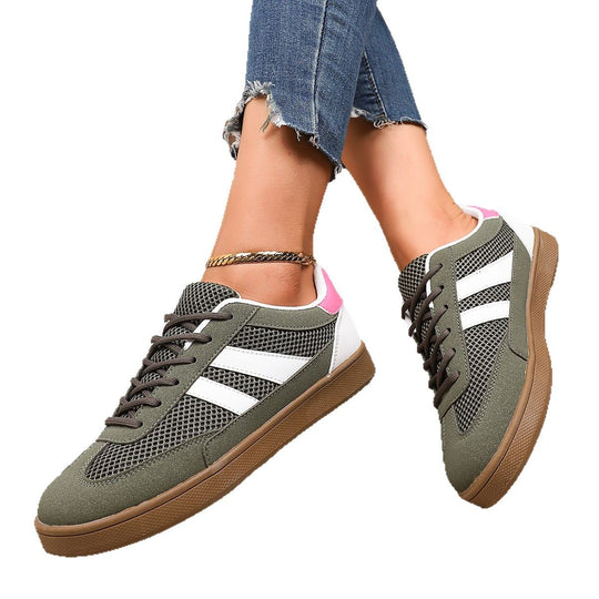 Damen Atmungsaktive Freizeitsneaker mit modischem Netzdesign EB