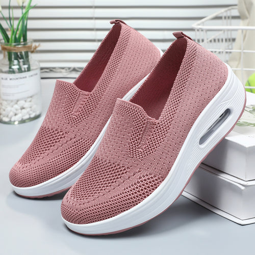 Damen Luftige Slip-On Sneakers mit innovativer Dämpfungstechnologie EB