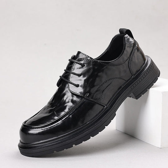 Herren Elegante Schnürschuhe mit edlem Glanz und rutschfester Sohle EB