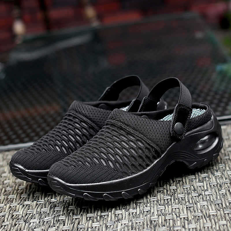 Damen Atmungsaktive Clogs mit flexiblem Riemendesign EB