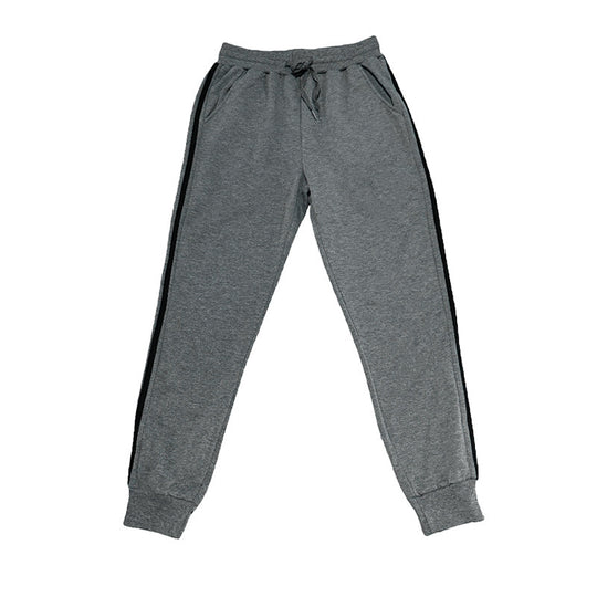 Herren bequeme Freizeit-Jogginghose mit seitlichen Streifen und elastischem Bund EB