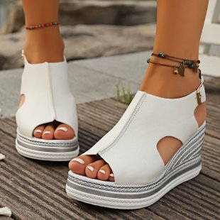 Damen Plattform Sandalen EB