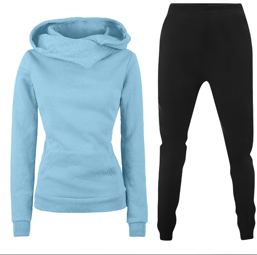 Damen Kapuzenpullover und Sporthose Kombination EB