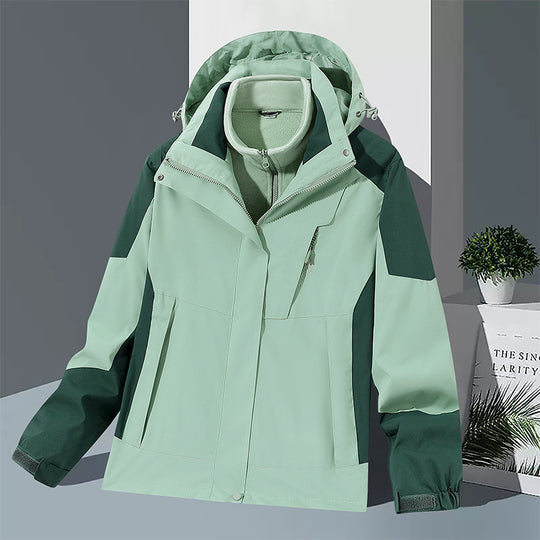 Herren winddichte Softshelljacke mit integriertem Microfleece-Innenlayer und verstellbarer Kapuze EB