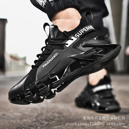 Damen Sportliche Hochleistungs-Sneaker mit atmungsaktiver Mesh-Oberfläche und rutschfester Sohle EB