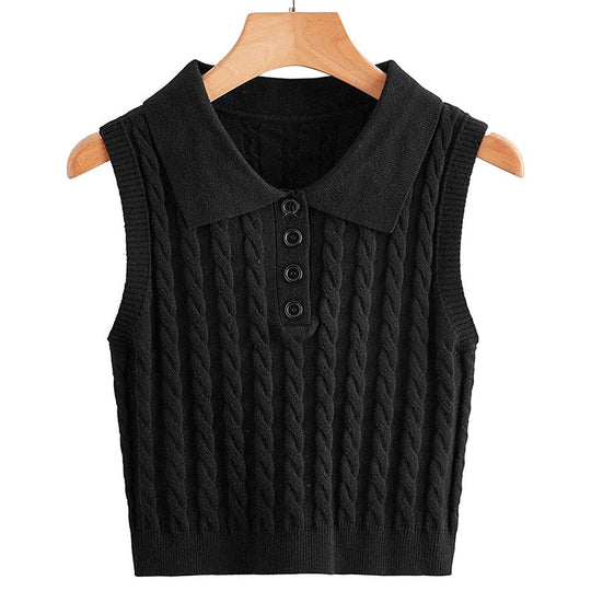 Damen Stricktop mit Kollo EB