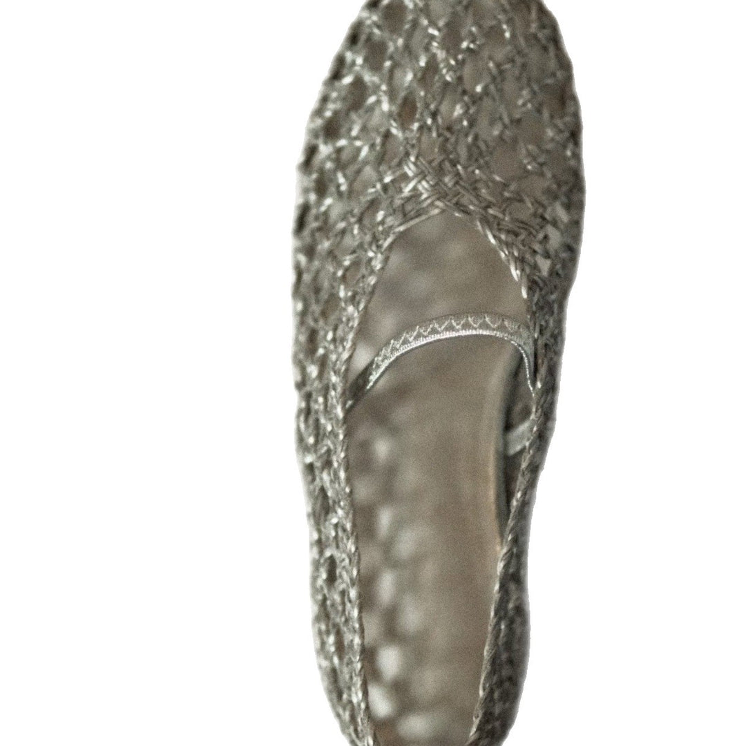 Damen luftige Ballerina mit elegantem Netzdesign EB
