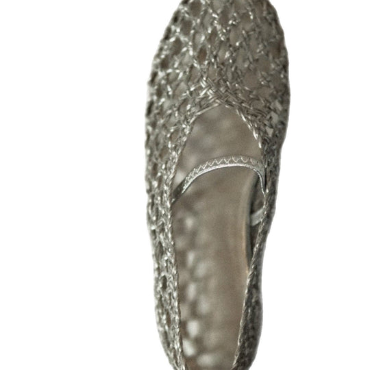 Damen luftige Ballerina mit elegantem Netzdesign EB