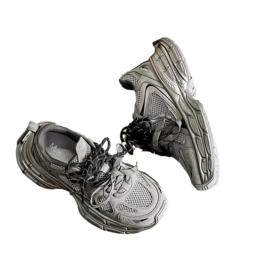 Damen Sportliche Lauf Sneakers mit atmungsaktiver Mesh-Oberfläche EB
