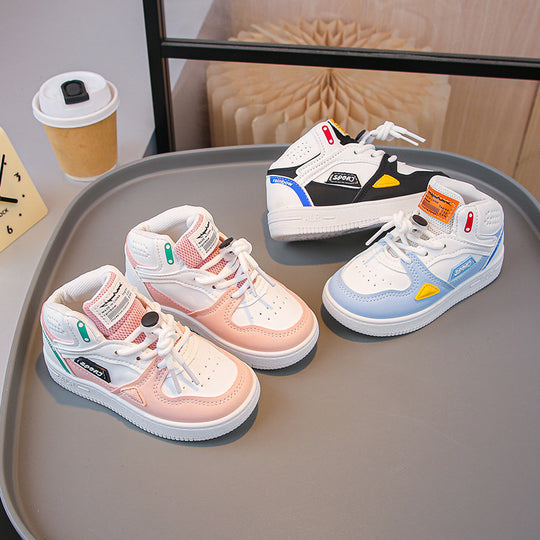 Damen Sportliche Sneakers mit atmungsaktivem Obermaterial und schnürbarem Design EB