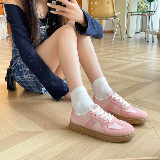 Damen Sportliche Sneakers mit rutschfester Sohle und atmungsaktiver Oberflächenstruktur EB