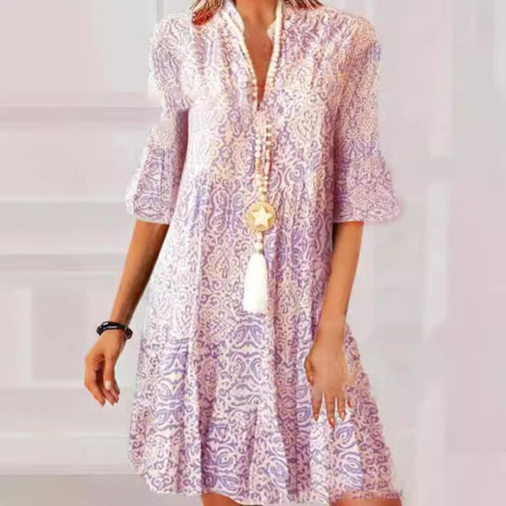 Damen Druckkleid EB