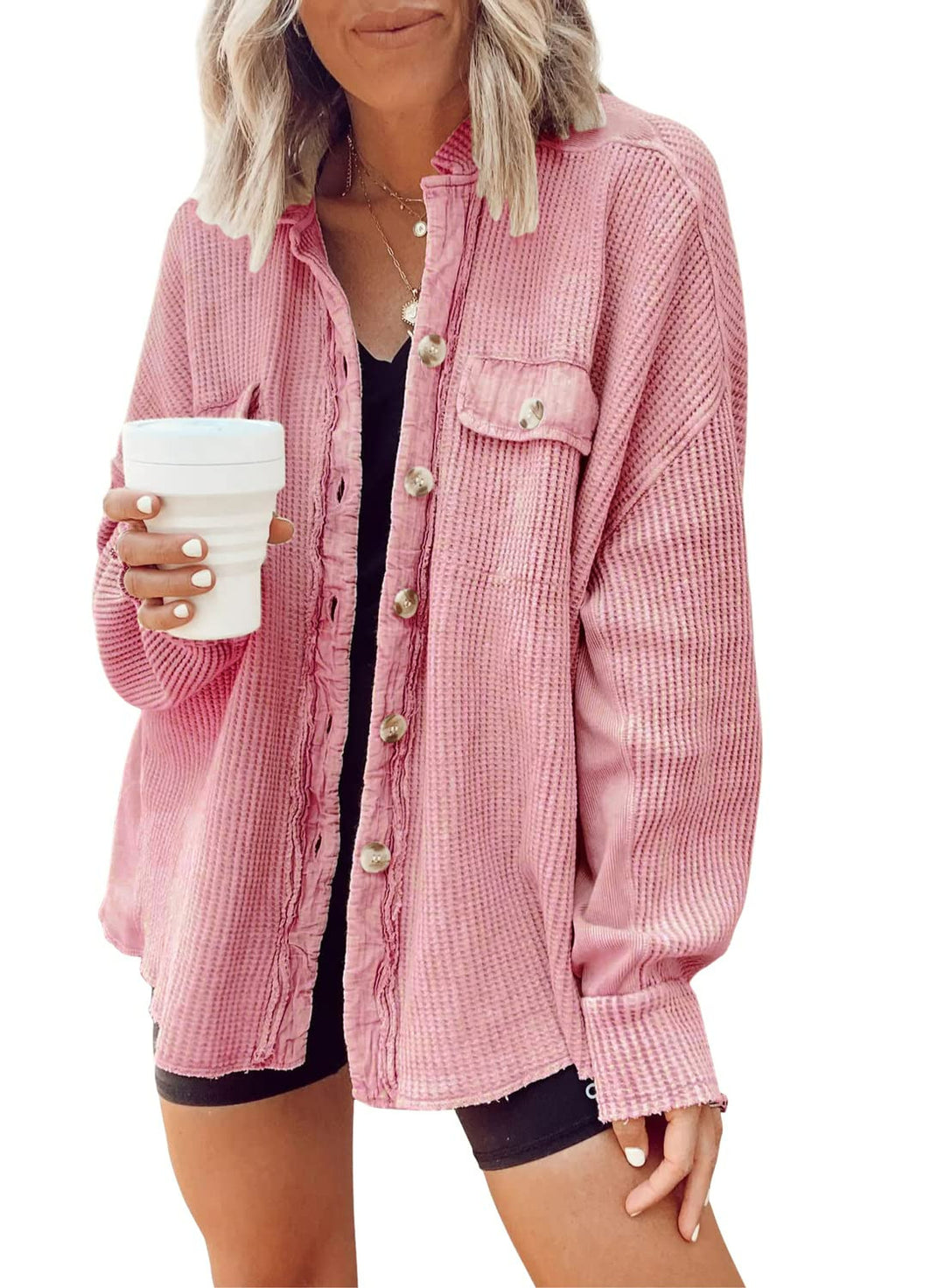 Damen Oversized Weste EB