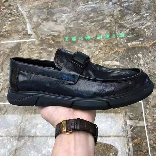 Damen Elegante Mokassins mit modischem Schnallenverschluss EB