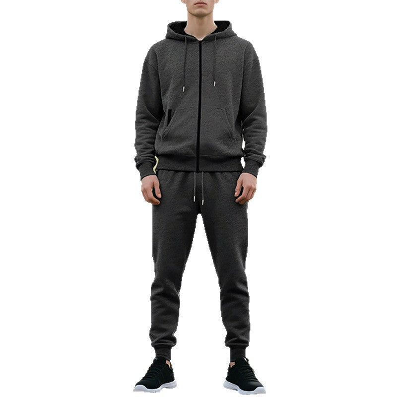 Herren Sportanzug mit stylischem Kapuzenpullover und bequemen Jogginghosen EB