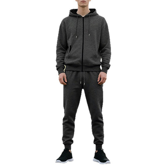 Herren Sportanzug mit stylischem Kapuzenpullover und bequemen Jogginghosen EB