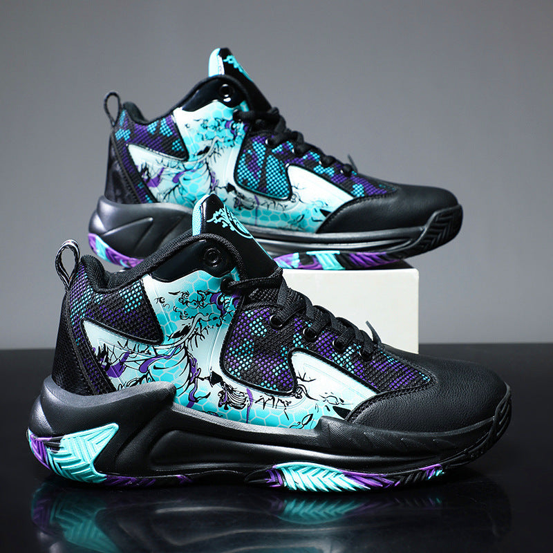 Damen Sportliche Basketball Sneakers mit atmungsaktiver Mesh-Oberfläche EB