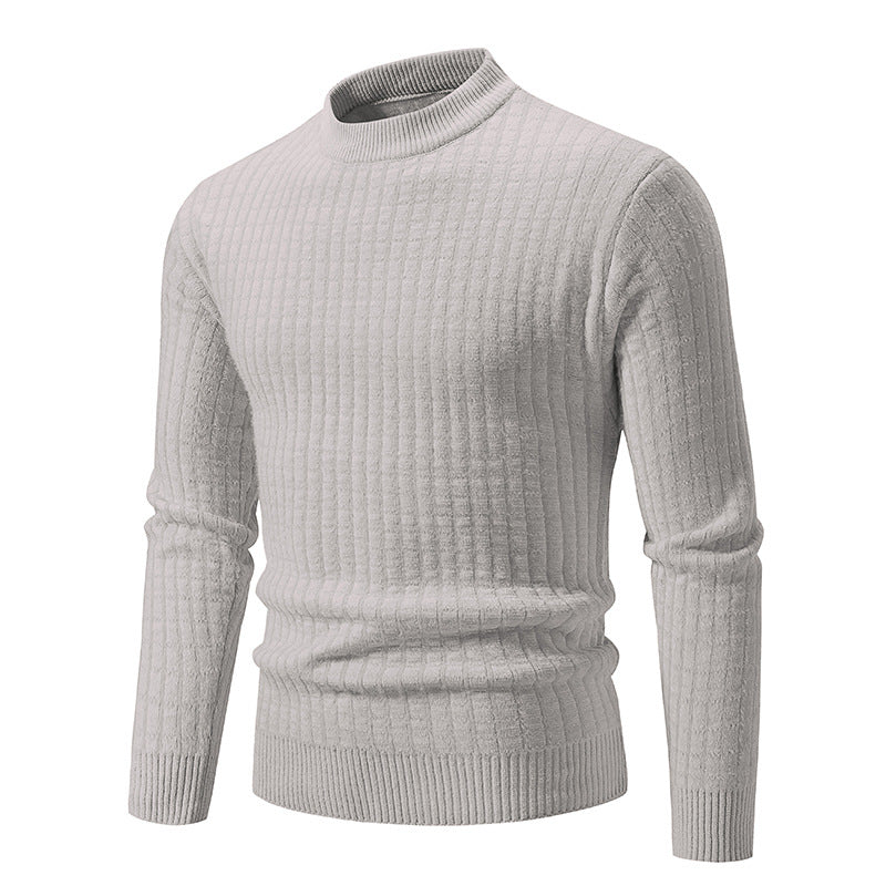 Herren Feinstrickpullover mit strukturiertem Design EB