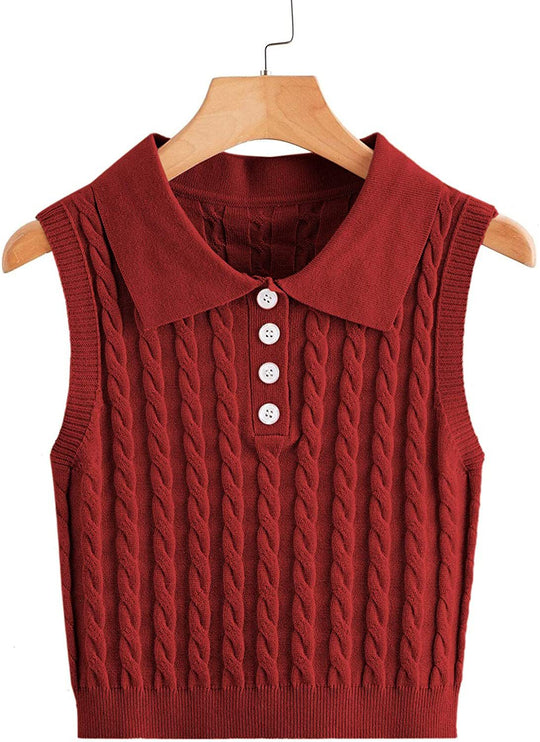 Damen Stricktop mit Kollo EB