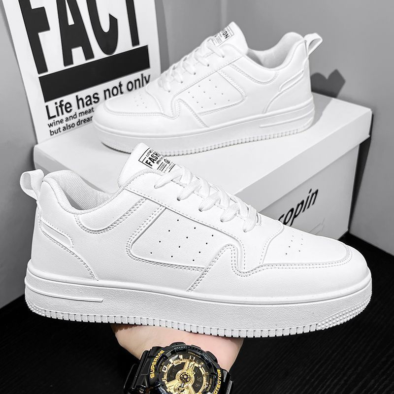 Damen Sportliche Leder Sneakers mit gepolsterter Innensohle EB