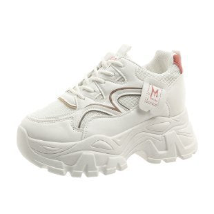 Damen Chunky Sneakers mit trendiger Sohle und atmungsaktivem Obermaterial EB