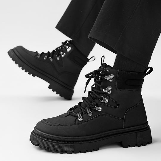 Damen robuste Winterstiefel mit rutschfester Profilsohle und atmungsaktivem Obermaterial EB