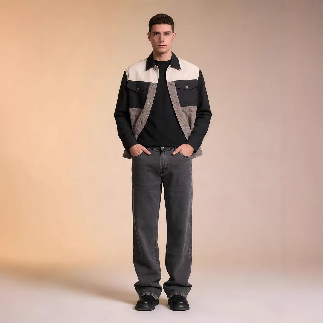 Herren Cargo-Jeans mit praktischen Taschen und lässigem Schnitt EB